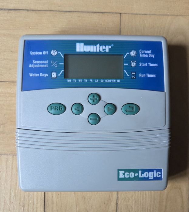 Sterownik nawadniania Hunter Eco Logic  ELC-401E 4 sekcje i czujnik deszczu Hunter Rain-Clik