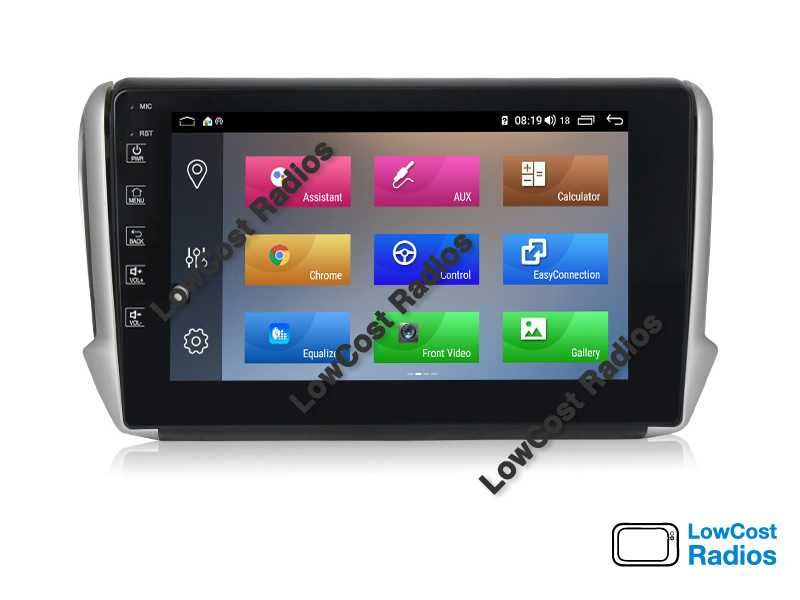 Auto Rádio GPS 10" PEUGEOT 2008 / 208 | ANDROID • Multimédia BT USB WIFI | CARPLAY • ANDROID AUTO