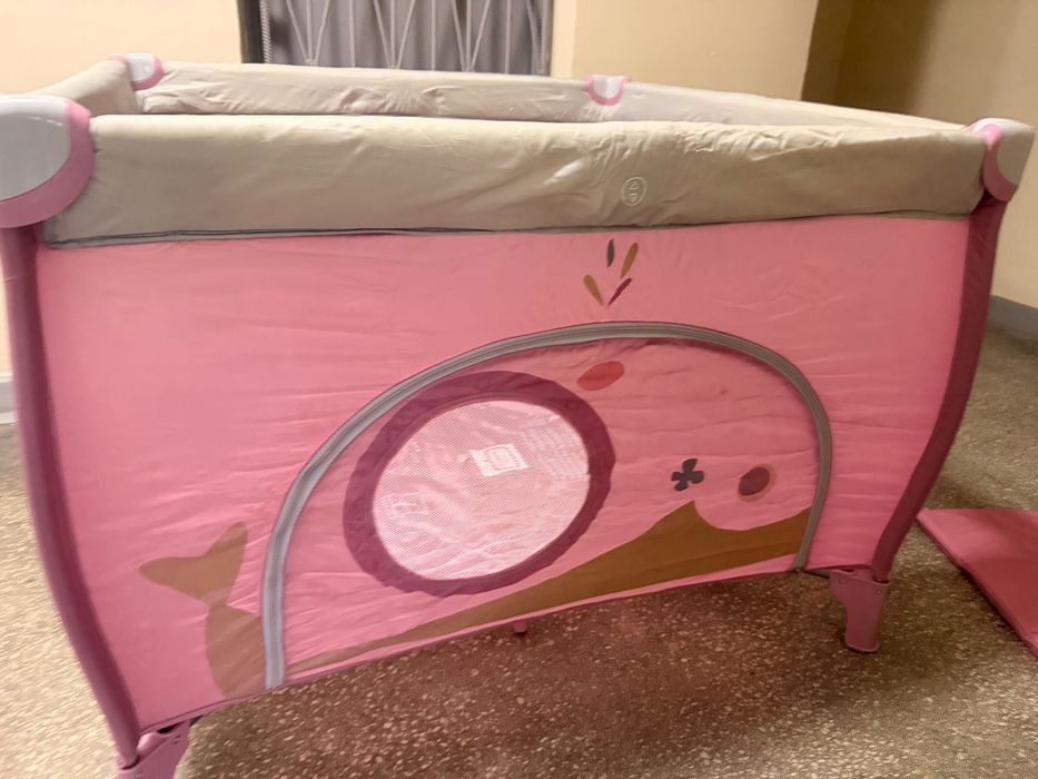 baby design play kojec łóżeczko o8 pink