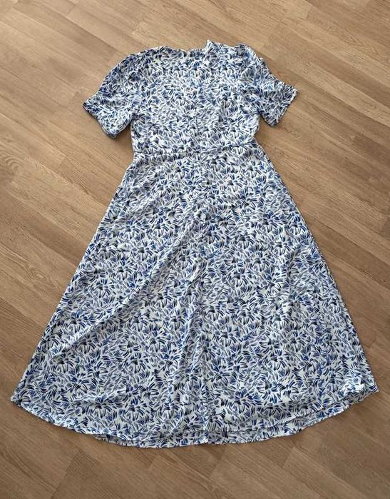 DKNY sukienka w niebieski wzór, rozmiar EU 38 (M)