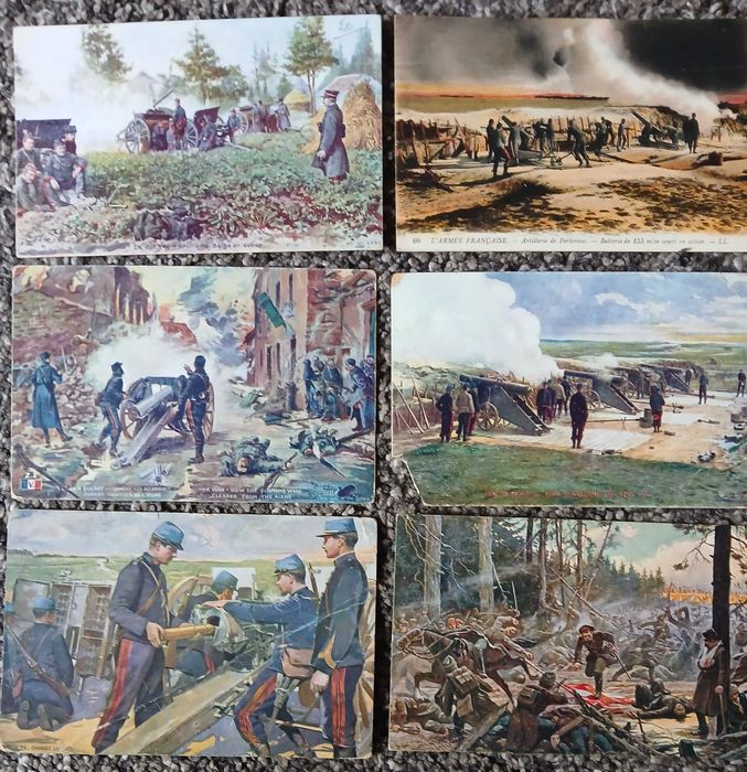 Postais e fotos de Exército Português e outros na I Guerra Mundial