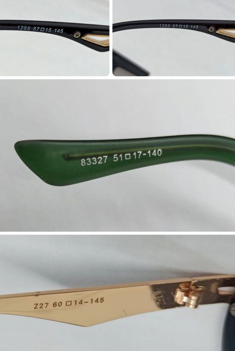 Maybach очки капли унисекс бежево голубые черные серые зеленые градиен