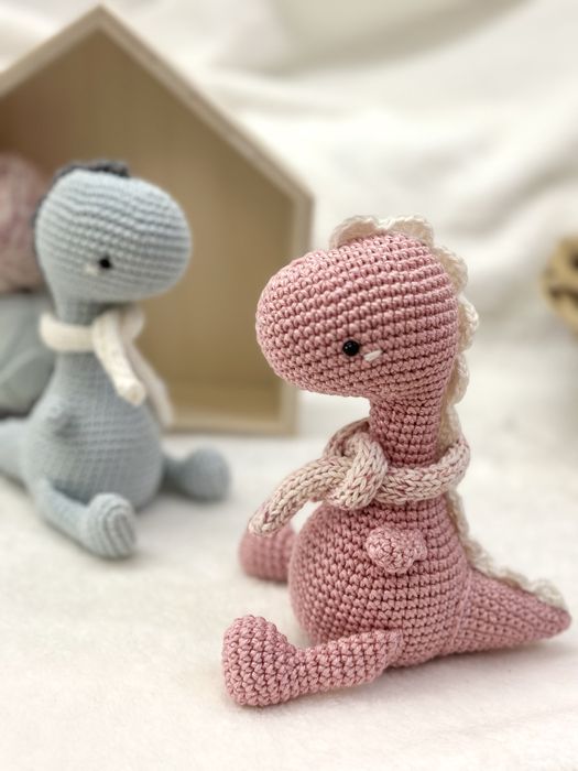 Dinossauro bebe amigurumi
