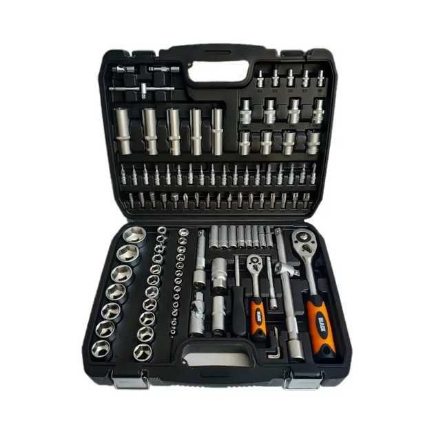 Набір інструментів BLACK 108 ел хром-ванадій набор головок ключей PL