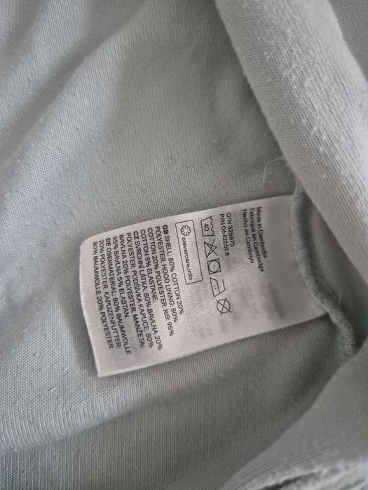 Pajac chłopięcy h&m welurowy 68 cm