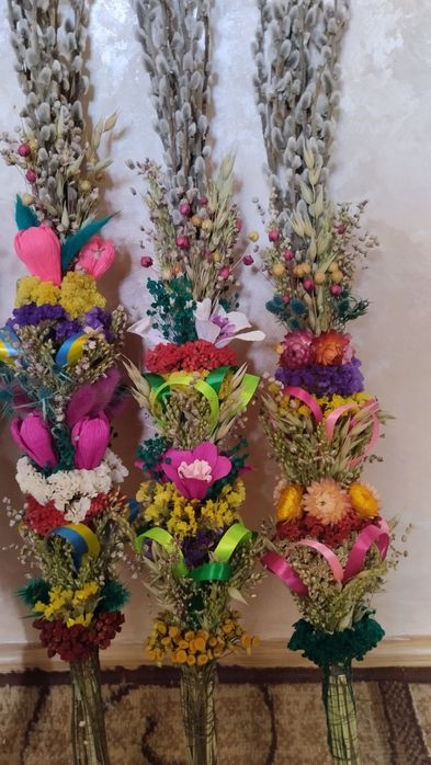 Верба, вербові кошти, декор