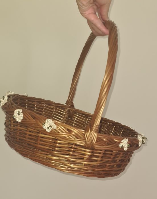 Cesta de verga para casamento ou baptizado 39 cm o