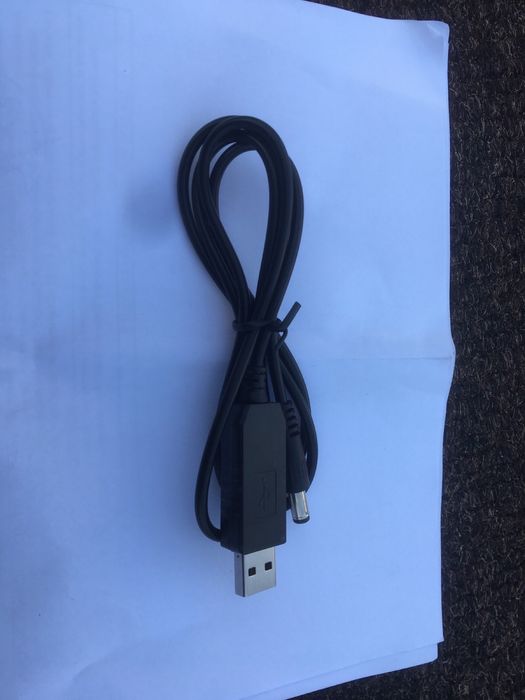 Кабель преобразователь адаптер питания USB 5 на 9 воль и 12 вольт