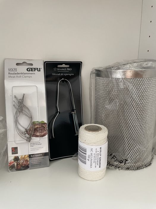 Granek wielofunkcyjny do szynkowaru, frytek, szparagów + dodatki