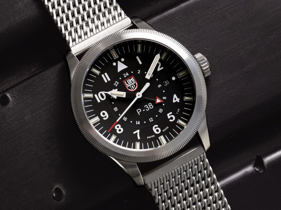 Годинник LUMINOX Air Pilot XA.9522 Lightning P-38 GMT 42 mm. 100 MT.