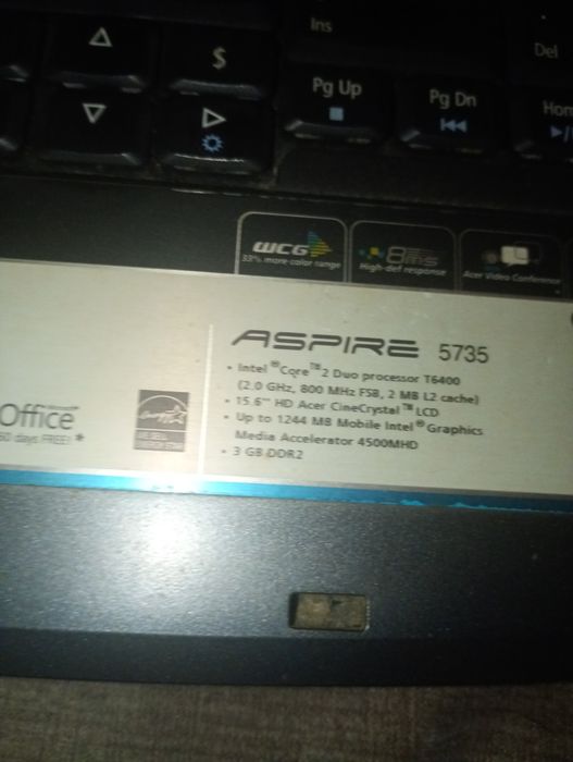 Portátil ACER para peças
