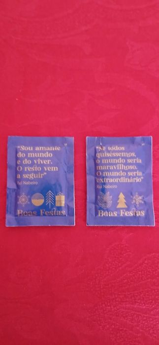 Pacotes de açúcar Delta - Boas Festas
