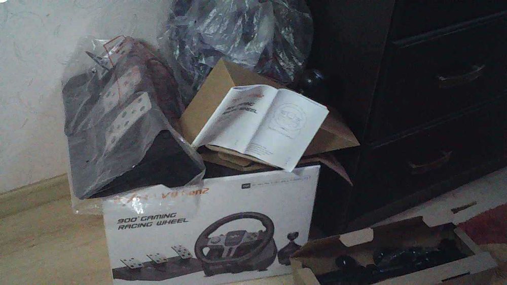 Игровой руль PXN V9 GEN2 с педалями и коробкой передач