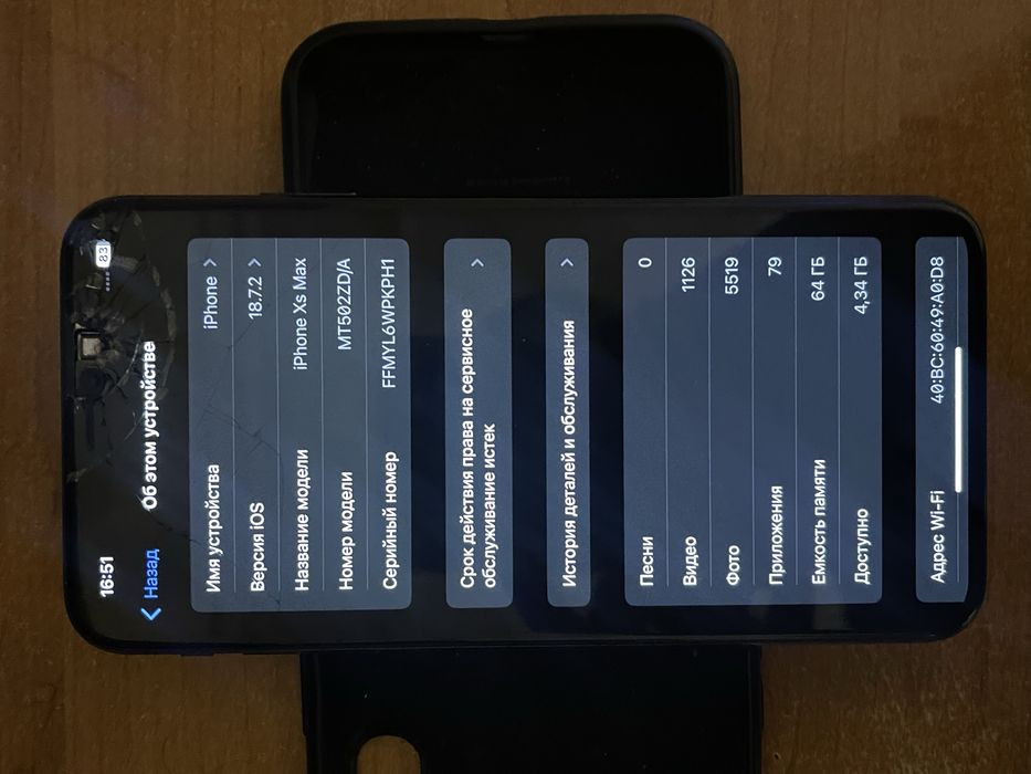 iphone XS Max 64 Neverlock