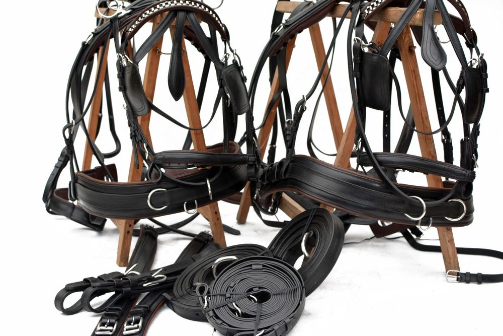 Uprząż na parę koni maraton roz Full lub Cob