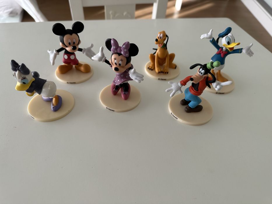 Figura disney minnie mickey donald pluto aniversario bolo festa