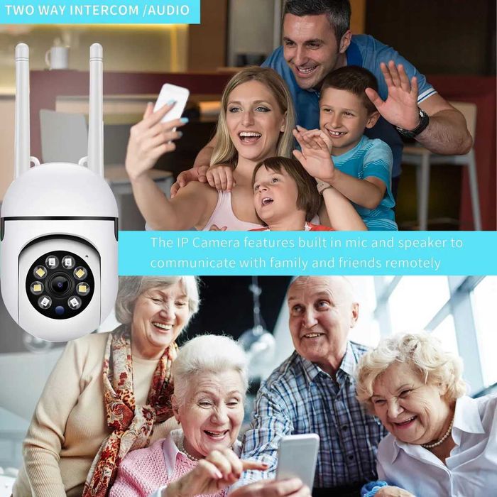 IP Wifi Camera 2MP Full HD 1080p Rotating Pan Tilt Wireless Camera usb64553065990658124