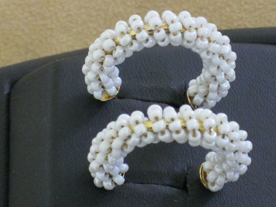 Brincos-Argolas Prata Dourada Maciça de Lei 925`/.. C/Contraste