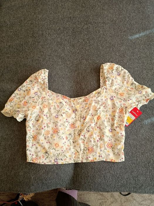 Білий топ на гудзиках (Tally Weijl)