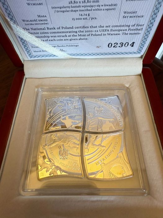 Mistrzostwa Europy w Piłce Nożnej UEFA 2012 (4 x 10zl)