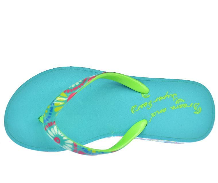 Klapki japonki dziecięce na koturnie A9589 l.bl roz. 31