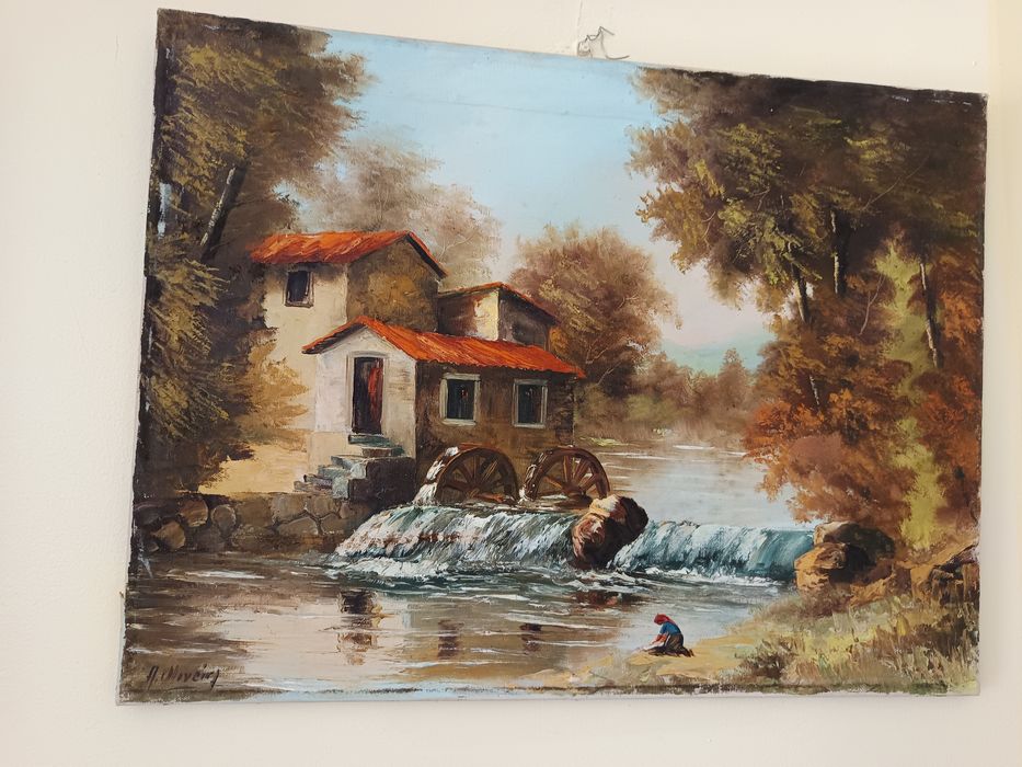 Vários quadros antigos Quadro Papiro Cleopatra