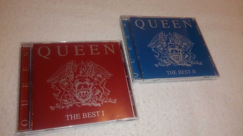 Queen (The Best I and II) 2 CDs 1997 Made in Italy - Rare