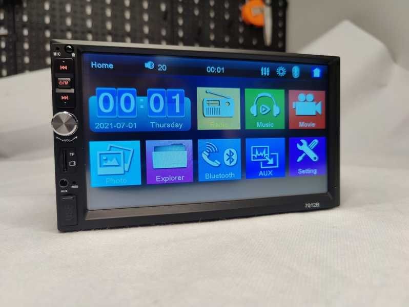 Rádio 2 DIN 7 Oferta Câmara - Bluetooth USB Micro SD - PORTES Grátis