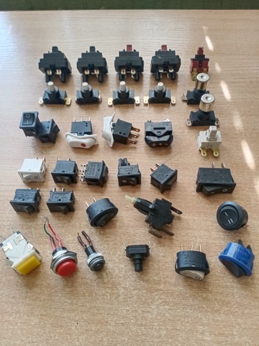 Микропереключатели, кнопки