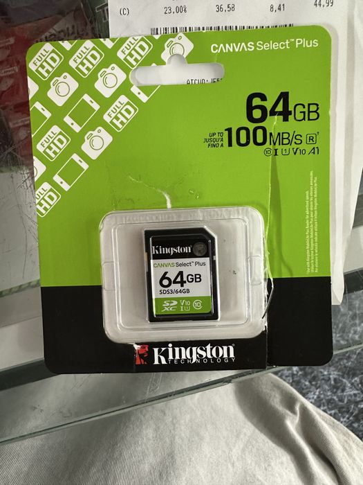 Cartão de memória SDS3 64GB