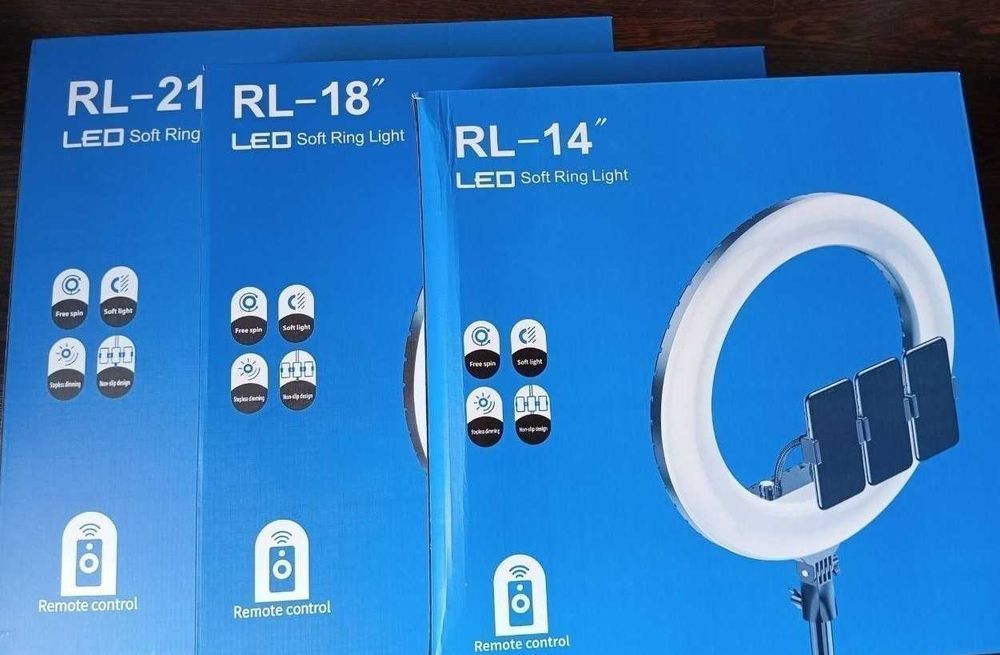 Профессиональный свет! Кольцевая лампа в салон красоты со штативом