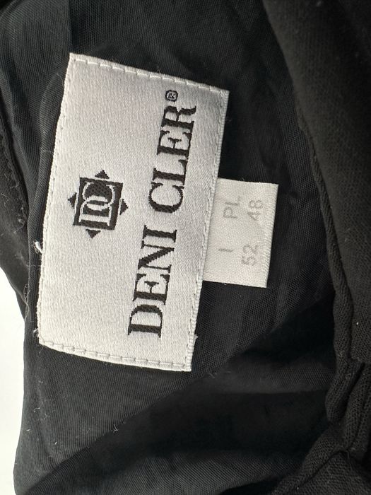 Czarna koszula Deni Cler 48 Virgin wool