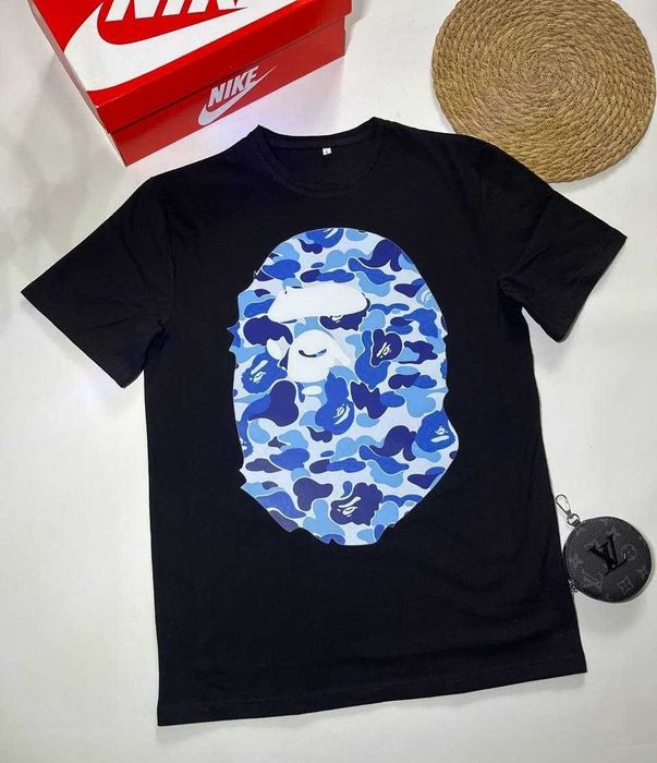 Футболка BAPE ABC/ чорна /Bape/Бейп /футболка унісекс/дешево/ABC