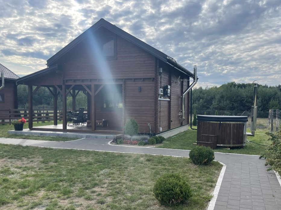 Świeta!!!Domek drewniany z kominkiem; Sauna; Jaccuzi