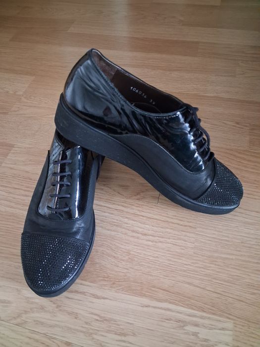 Skórzane buty venezia