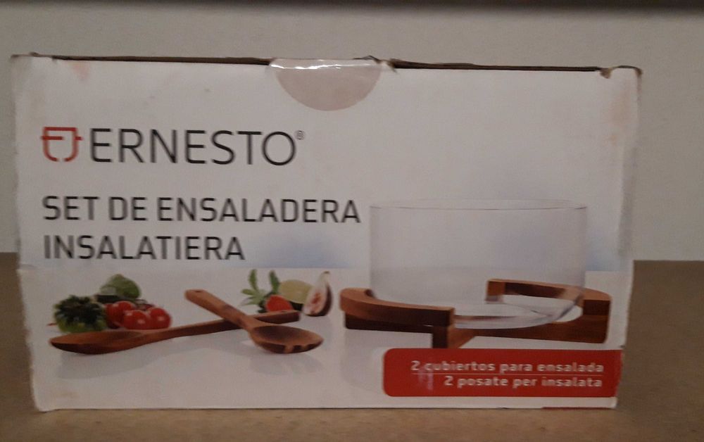 Conjunto de saladeira - Artigo NOVO e selado.