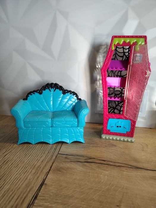 Monster high kanapa i szafa zestaw