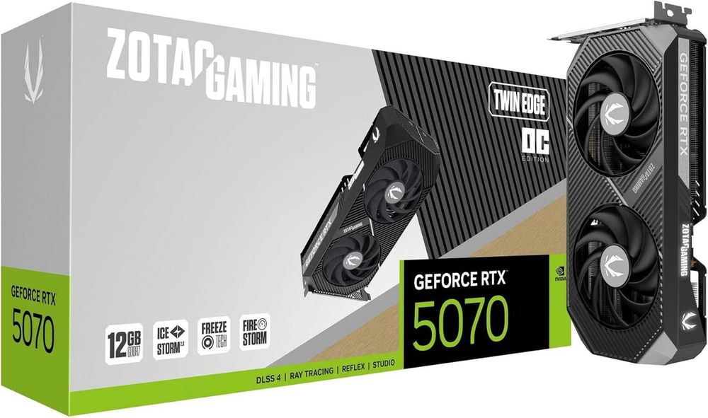 RTX 5070 12GB OC zotac twin edge - selada