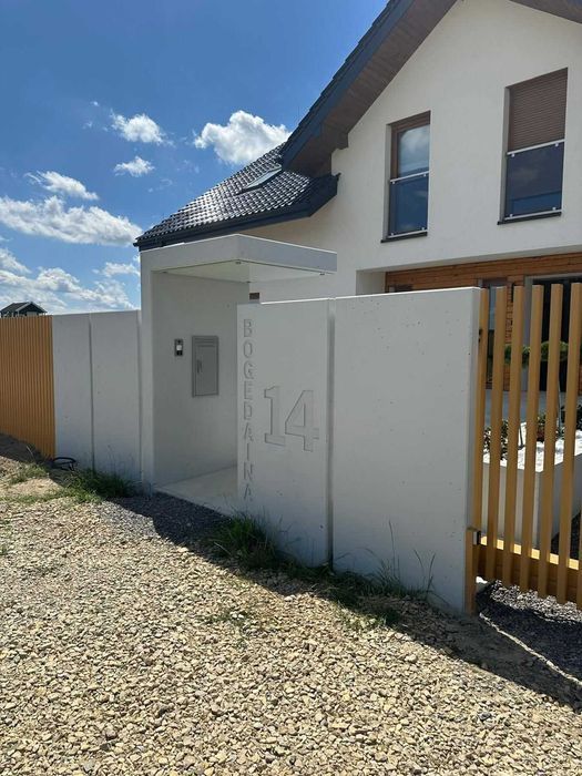 Ogrodzenie grzebieniowe PREMIUM nowoczesne profile palisada pionowa