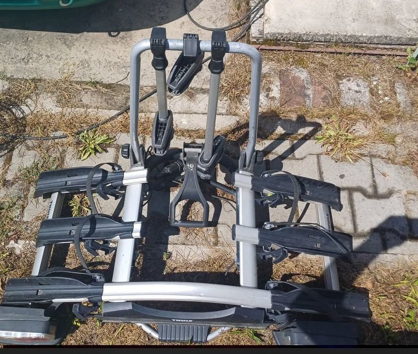 Oryginalny THULE! Bagażnik na 3 rowery montowany na hak.