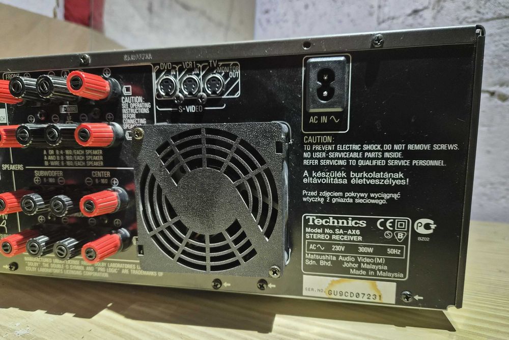 Zestaw Technics SA-AX6 + Subwoofer SB-W500 + Pilot