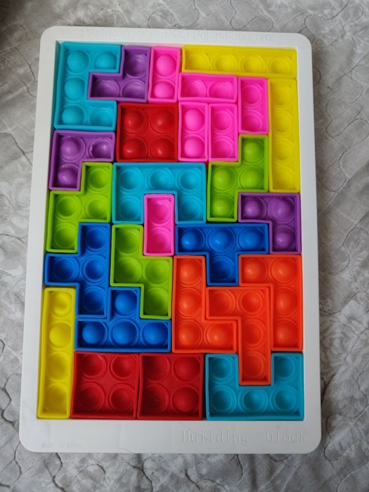 Układanka klocki popit pop-it