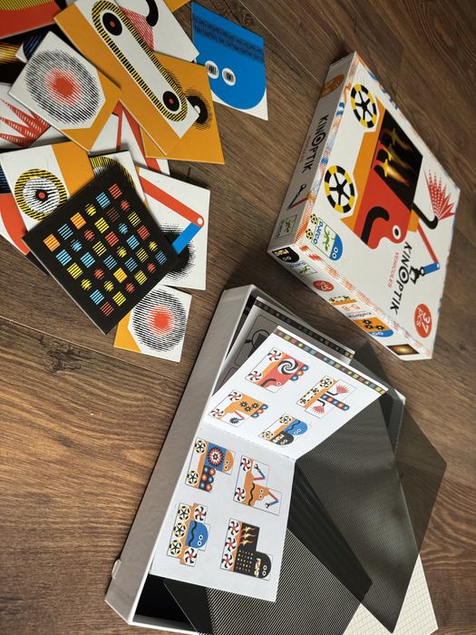 Djeco kinoptik. Гра конструктор. Анімаційний пазл. Машини