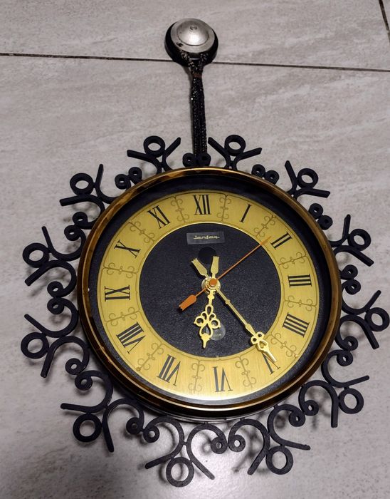 Zegar ścienny JANTAR -Vintage PRL / produkcja ZSRR