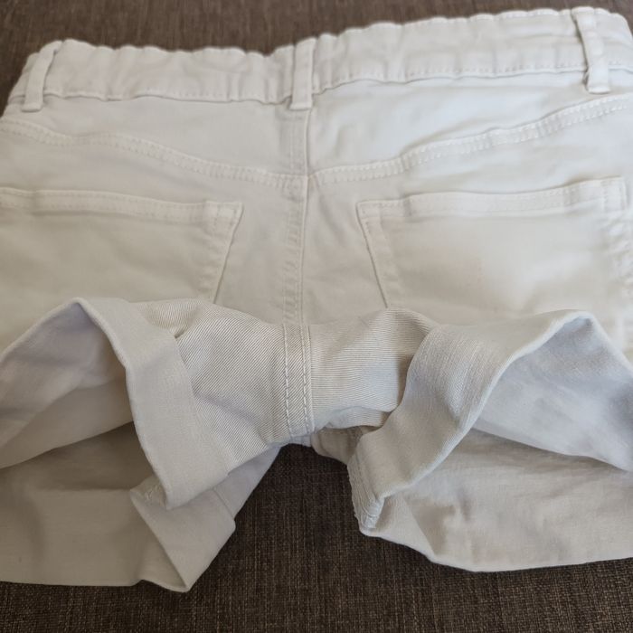 Szorty 140 H&M  jeansowe krótkie spodenki dziewczęce regulacja