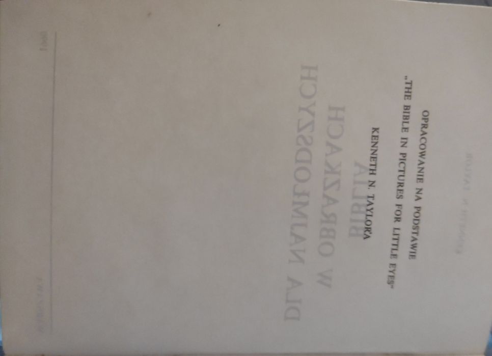 Biblia w obrazkach dla najmłodszych