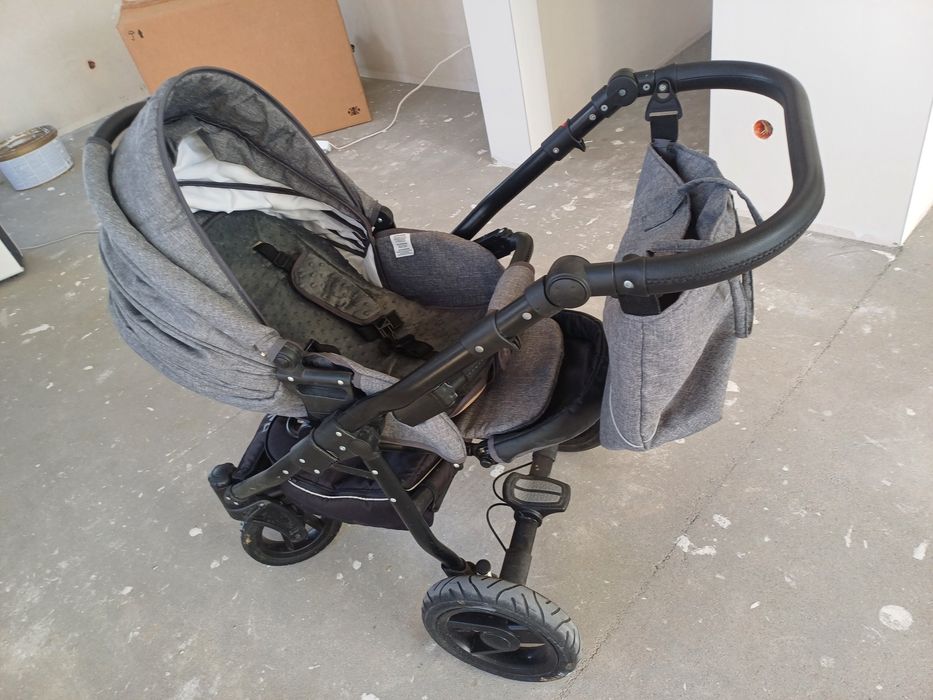 Wozek 3w1 szary kolor