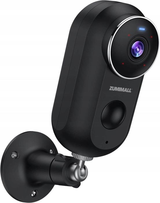 ZUMIMALL Kamera Zewnętrzna Bezprzewodowa Na Baterie HD 1080p Nocna Wizja F5
