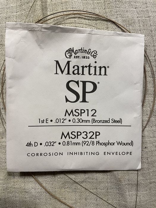 Struny gitarowe Martin SP - MSP12 i MSP32