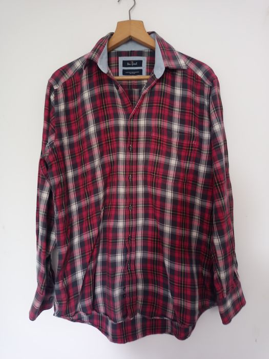 koszula w kratę unisex